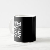 Mug Drôle président Qr Trump Code de danse _1 (Devant gauche)
