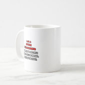 Mug Drôle professeur de gym .. Très improbable (Devant gauche)