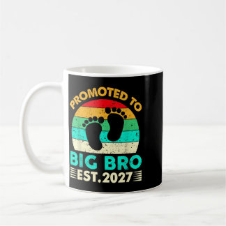 Mug Drôle Promu Grand Frère 2027 Première Fois Grand