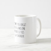 Mug Drôle propriétaire d'appréciation (Devant droit)