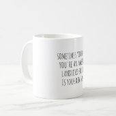 Mug Drôle propriétaire d'appréciation (Devant gauche)