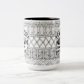 Mug drôle : Prudence humeur en cours (Centre)