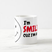 Mug Drôle Psycho Humour Matin café mème (Centre)