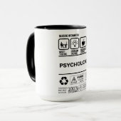 Mug Drôle Psychologue Handling Information (Devant gauche)