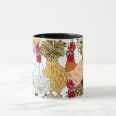 Mug Drôle Pun de poulet | Citation de poulet Humour du (Centre)