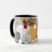 Mug Drôle Pun de poulet | Citation de poulet Humour du (Devant gauche)