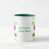 Mug Drôle Pyjama de Noël Dinosaur, fête de Noël (Centre)