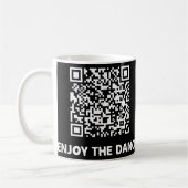 Mug Drôle Qr Trump Danser Code interactif (Gauche)