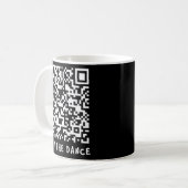 Mug Drôle Qr Trump Danser Code interactif _1 (Devant gauche)