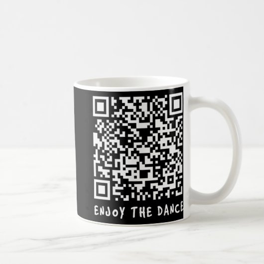 Mug Drôle Qr Trump Danser Code interactif _1 (Droite)