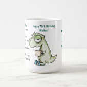 Mug Drôle quand j'étais ton âge 70e anniversaire Dinos (Centre)