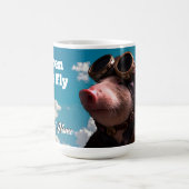 Mug Drôle quand les cochons volent (Centre)