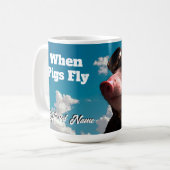 Mug Drôle quand les cochons volent (Devant gauche)
