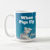 Mug Drôle quand les cochons volent (Gauche)