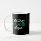 Mug Drôle Que Les Shenanigans Commencent Pour La St Pa (Gauche)