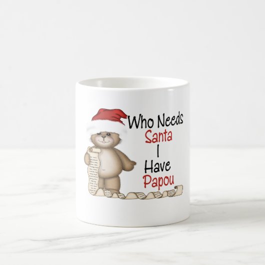Mug Drôle qui a besoin de Père Noël Papou (Centre)