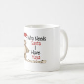 Mug Drôle qui a besoin de Père Noël Yaya (Devant droit)