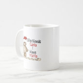 Mug Drôle qui a besoin de Père Noël Yiayia (Devant gauche)