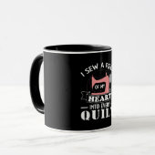 Mug Drôle Quilters Dons (Devant gauche)