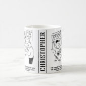 Mug Drôle Repas De Pub Country. Bac de nourriture de p (Centre)