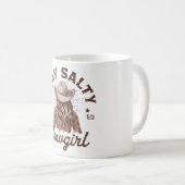 Mug Drôle Reste salée Cowgirl (Devant droit)