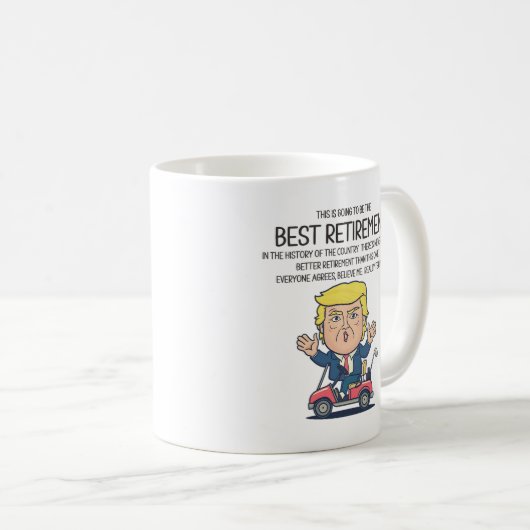 Mug Drôle retraite (Devant droit)