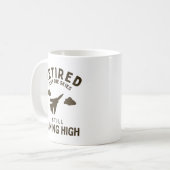 Mug Drôle Retraite de l'Armée de l'Air Pour La Retrait (Devant gauche)