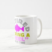 Mug Drôle retraite de pêcheur (Devant droit)