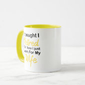 Mug Drôle retraite Retraite Humour mari femme, I (Devant gauche)
