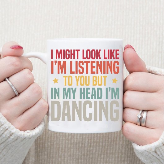 Mug Drôle Retro Vintage Ballerina Dancer