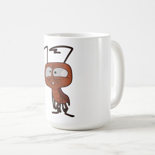 Mug Drôle Roach confuse (Devant droit)
