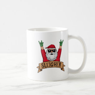 Mug Drôle Rocher N Roll Santa Claus Noël