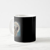 Mug Drôle Rock Hyrax Avec Mème Lune (Devant gauche)
