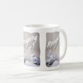 Mug Drôle Rough Draft Auteur Slogan (Devant droit)