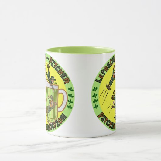 Mug Drôle Saint Patrick's Day Leprechaun Pitcher (Centre)