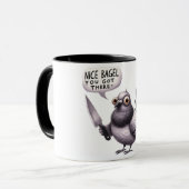 Mug Drôle/Sarcastique Animal Dit/Oiseau (Devant gauche)