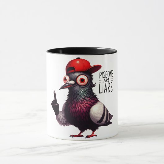 Mug Drôle/Sarcastique Animal Dit/Oiseau (Centre)