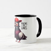 Mug Drôle/Sarcastique Animal Dit/Oiseau (Devant droit)