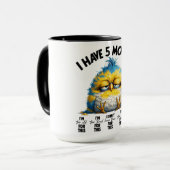 Mug Drôle/Sarcastique Animal Dit/Oiseau (Devant gauche)