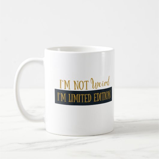 Mug Drôle, sarcastique, citations introverties (Gauche)