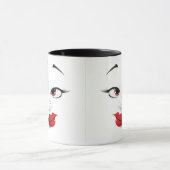 Mug Drôle Sarcastique Femme Enveloppée Visage (Centre)