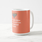 Mug Drôle Sarcastique Hanoukka Chanukah Citation de té (Devant droit)