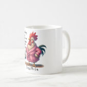 Mug Drôle/Sarcastique Paroles d'animaux/poulet (Devant droit)