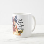 Mug Drôle/Sarcastique Paroles d'animaux/poulet (Devant droit)