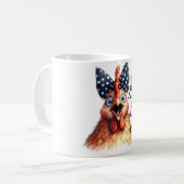 Mug Drôle/Sarcastique Paroles d'animaux/poulet (Devant gauche)