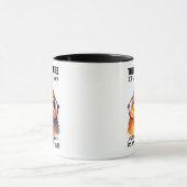 Mug Drôle/Sarcastique, paroles d'animaux/poulet/café (Centre)