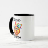 Mug Drôle/Sarcastique, paroles d'animaux/poulet/café (Devant gauche)