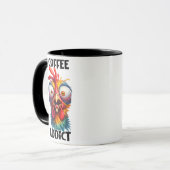 Mug Drôle/Sarcastique, paroles d'animaux/poulet/café (Devant gauche)