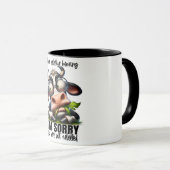 Mug Drôle/Sarcastique Paroles d'animaux/vache (Devant droit)