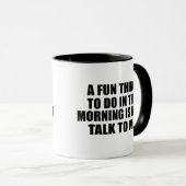 Mug Drôle sarcastique provocation introvertie citation (Devant droit)